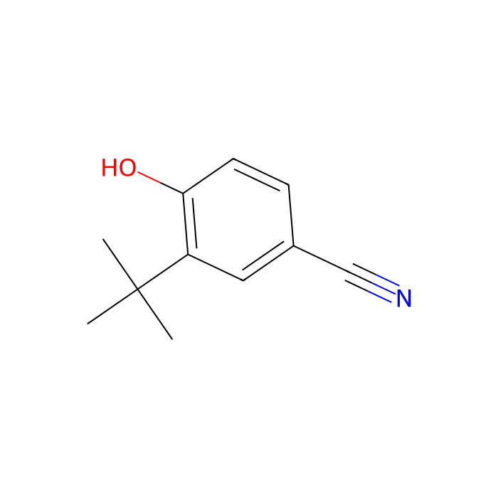 3-(tert-Butyl)-4-hydroxybenzonitrile - ≥98% CAS No(4910-04-7) by Aladdin Scientific