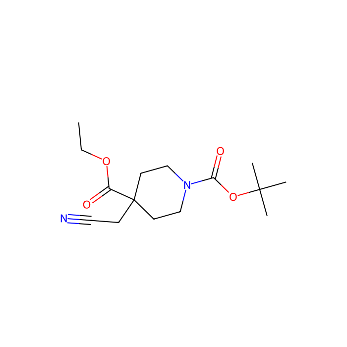 1-tert-Butyl 4-ethyl 4-(cyanomethyl)piperidine-1,4-dicarboxylate - ≥97% CAS No(495414-81-8) by Aladdin Scientific