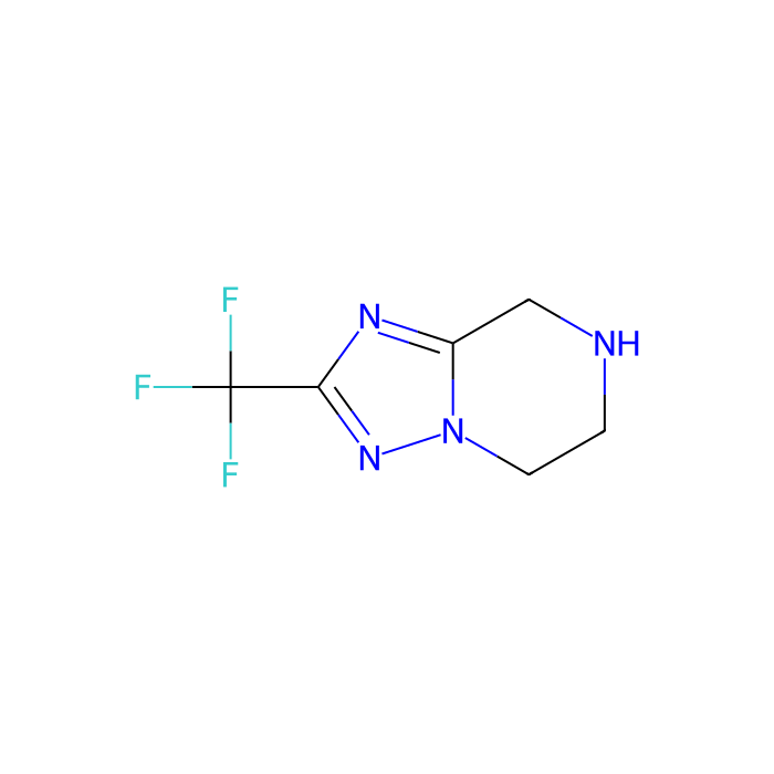 2-(Trifluoromethyl)-5,6,7,8-tetrahydro[1,2,4]triazolo[1,5-a]pyrazine - ≥95% CAS No(681249-57-0) by Aladdin Scientific