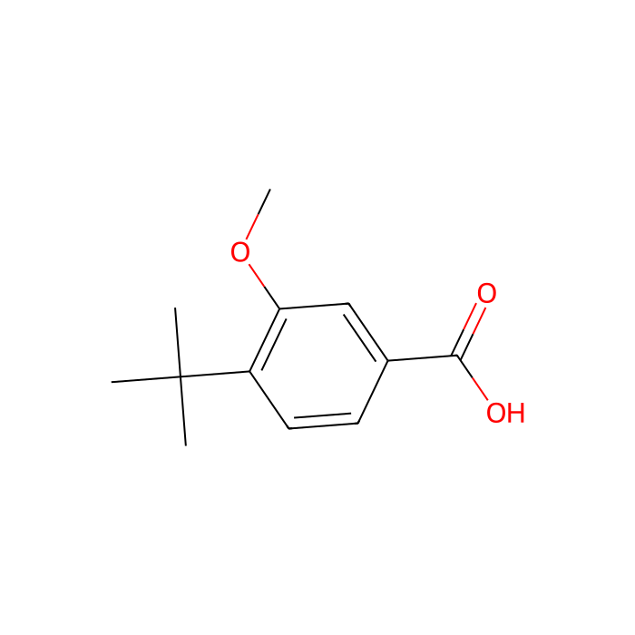 4-(tert-Butyl)-3-methoxybenzoic acid - ≥98% CAS No(79822-46-1) by Aladdin Scientific