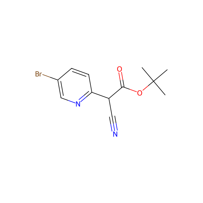 tert-Butyl 2-(5-bromopyridin-2-yl)-2-cyanoacetate - ≥97%  by Aladdin Scientific