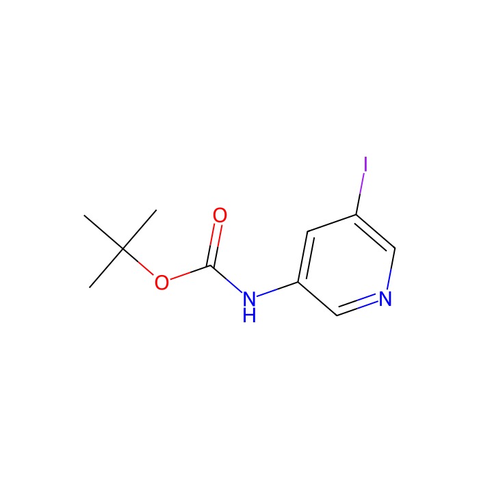 tert-Butyl (5-iodopyridin-3-yl)carbamate - ≥97%  by Aladdin Scientific
