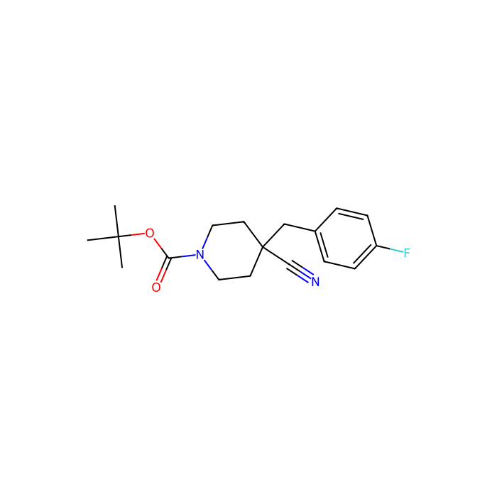 tert-Butyl 4-cyano-4-(4-fluorobenzyl)piperidine-1-carboxylate - ≥97% CAS No(894769-77-8) by Aladdin Scientific
