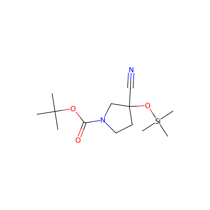 tert-Butyl 3-cyano-3-((trimethylsilyl)oxy)pyrrolidine-1-carboxylate - ≥95%  by Aladdin Scientific
