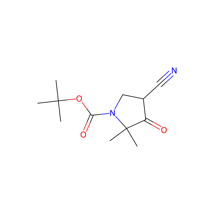 tert-Butyl 4-cyano-2,2-dimethyl-3-oxopyrrolidine-1-carboxylate - ≥95%  by Aladdin Scientific
