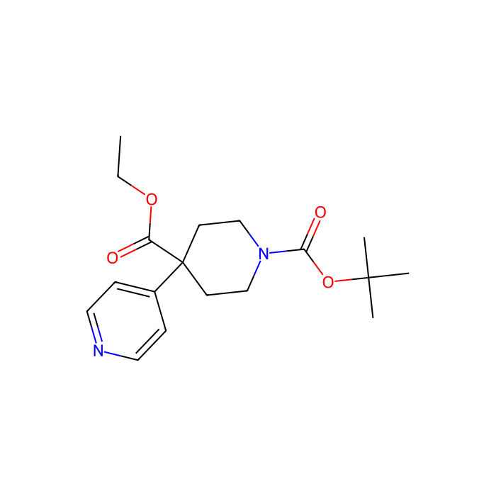 1-tert-Butyl 4-ethyl 4-(pyridin-4-yl)piperidine-1,4-dicarboxylate - ≥97% CAS No(954125-18-9) by Aladdin Scientific