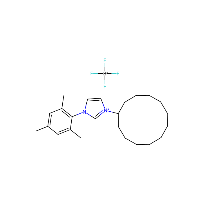 1-(2,4,6-Trimethylphenyl)-3-(cyclododecyl)imidazolium tetrafluoroborate - ≥97% CAS No(1583244-17-0) by Aladdin Scientific