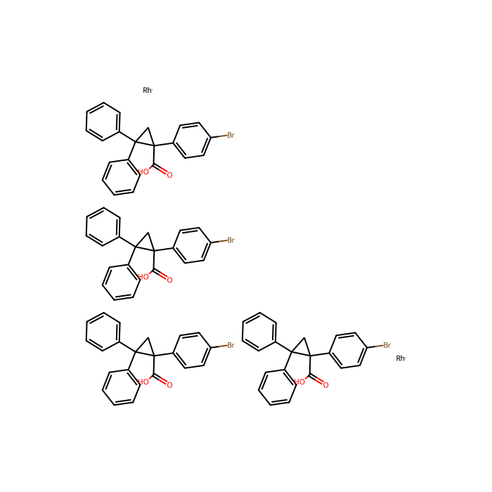 Tetrakis[(R)-(-)-[(1R)-1-(4-bromophenyl)-2,2-diphenylcyclopropanecarboxylato]dirhodium(II) Rh2(R-BTPCP)4 - ≥95% CAS No(1345974-62-0) by Aladdin Scientific