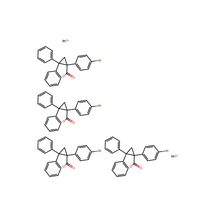Tetrakis[(S)-(+)-[(1S)-1-(4-bromophenyl)-2,2-diphenylcyclopropanecarboxylato]dirhodium(II) Rh2(S-BTPCP)4 - ≥95% CAS No(1345974-63-1) by Aladdin Scientific