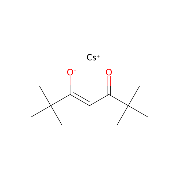 2,2,6,6-Tetramethyl-3,5-heptanedionato cesium [Cs(TMHD)] - ≥95% CAS No(61346-75-6) by Aladdin Scientific