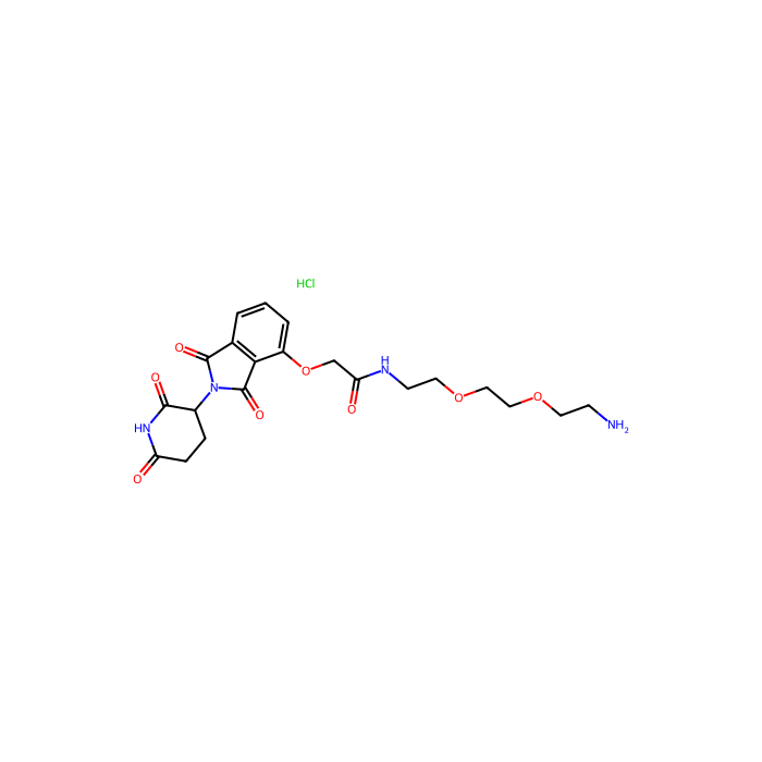Thalidomide-O-amido-PEG2-C2-NH2 hydrochloride  - ≥98% CAS No(2376990-30-4) by Aladdin Scientific