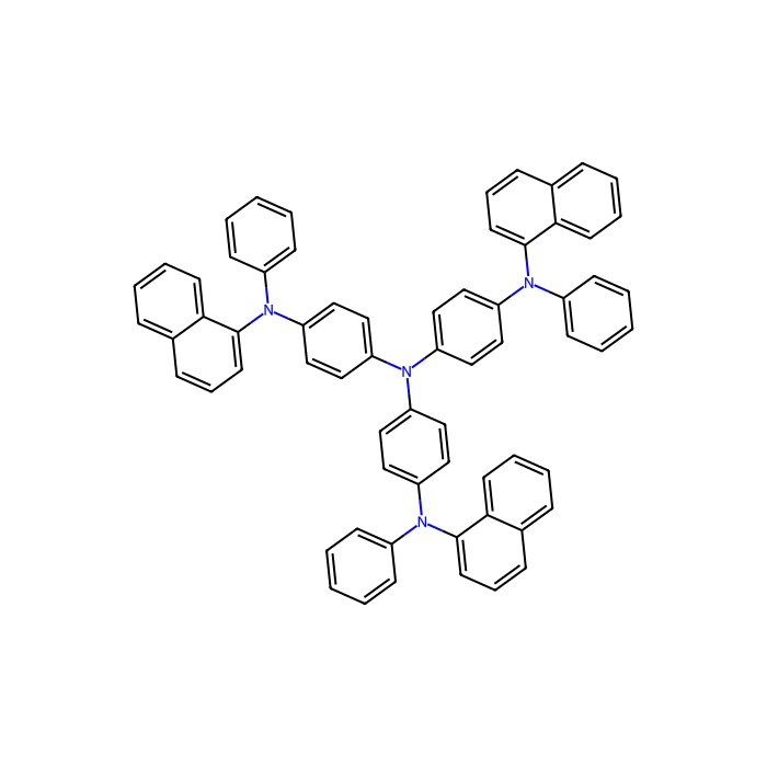 4,4',4"-Tris(N-(naphthalen-1-yl)-N-phenyl-amino)triphenylamine - sublimed grade, ≥99%(HPLC) CAS No(185690-39-5) by Aladdin Scientific