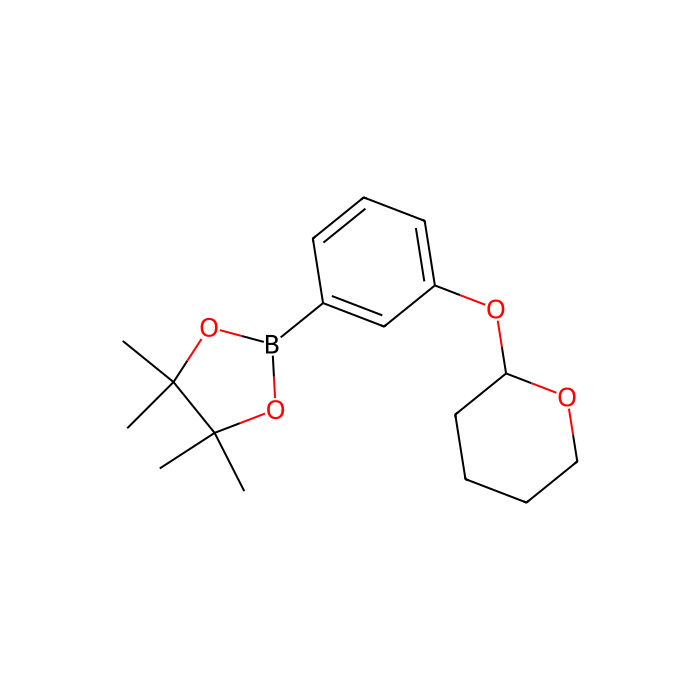 4,4,5,5-Tetramethyl-2-(3-(tetrahydro-2H-pyran-2-yloxy)phenyl)-1,3,2-dioxaborolane - ≥98% CAS No(850568-69-3) by Aladdin Scientific