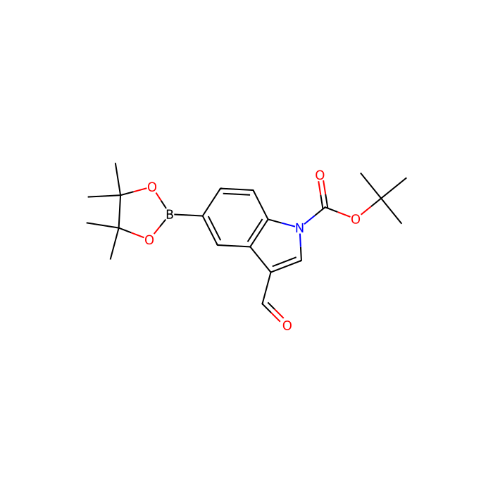 tert-Butyl 3-formyl-5-(4,4,5,5-tetramethyl-1,3,2-dioxaborolan-2-yl)-1H-indole-1-carboxylate - ≥98%  by Aladdin Scientific