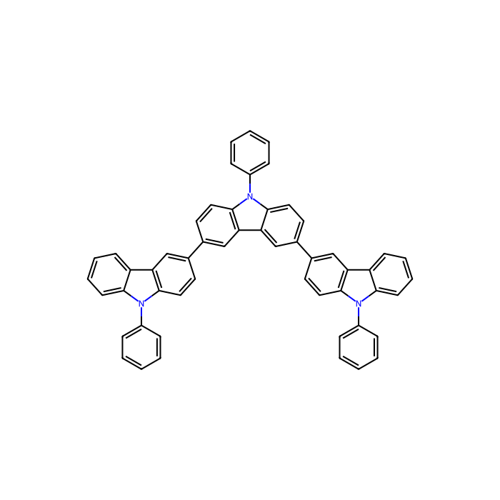 9,9′,9”-Triphenyl-3,3′:6′,3”-Ter-9H-carbazole - sublimed grade, ≥99%(HPLC) CAS No(1141757-83-6) by Aladdin Scientific