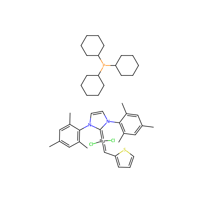 Tricyclohexylphosphine[1,3-bis(2,4,6-trimethylphenyl)imidazol-2-ylidene][2-thienylmethylene]ruthenium(II) dichloride - ≥99.95% metals basis CAS No(1190427-49-6) by Aladdin Scientific