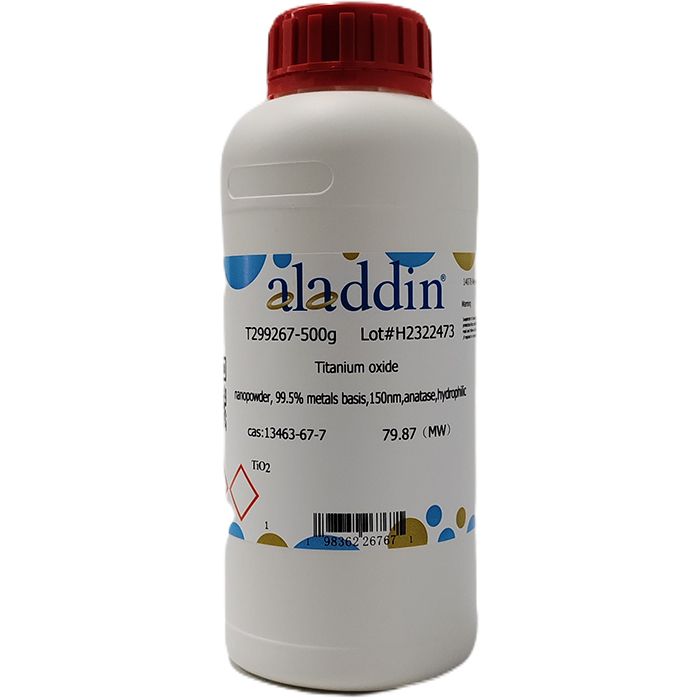 Titanium oxide - ≥99.5% metals basis, 150nm,anatase,hydrophilic CAS No(13463-67-7) by Aladdin Scientific