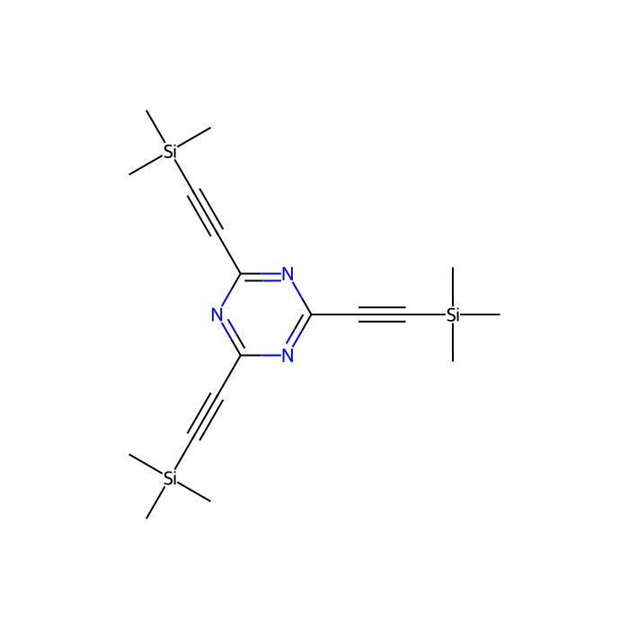 2,4,6-Tris((trimethylsilyl)ethynyl)-1,3,5-triazine - ≥97% CAS No(155202-89-4) by Aladdin Scientific