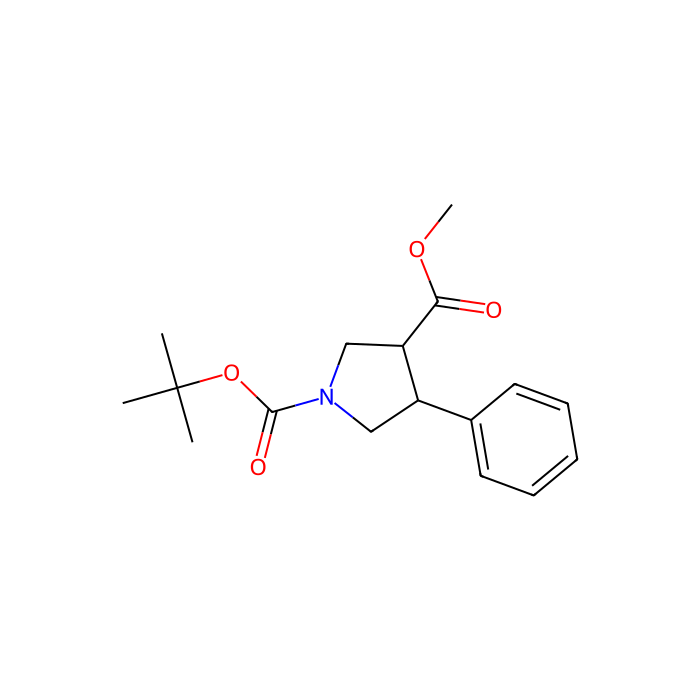 trans-1-(tert-butyl) 3-methyl 4-phenylpyrrolidine-1,3-dicarboxylate - ≥98% CAS No(2140264-81-7) by Aladdin Scientific