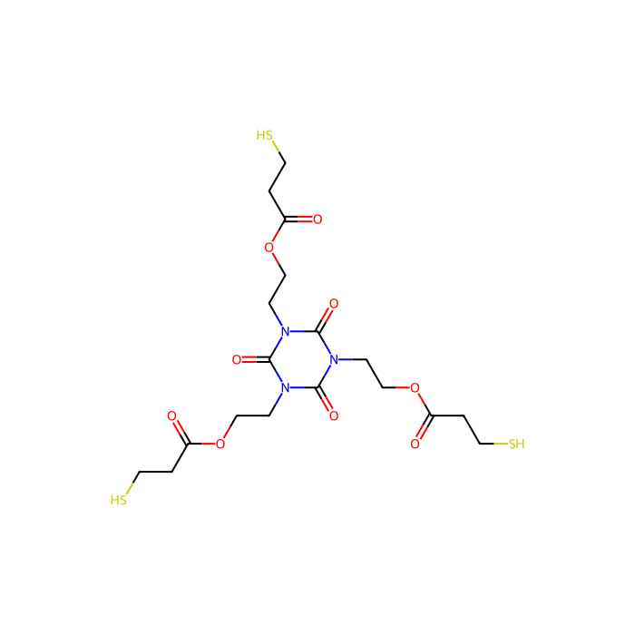 Tris[2-(3-mercaptopropionyloxy)ethyl] Isocyanurate - ≥70% CAS No(36196-44-8) by Aladdin Scientific