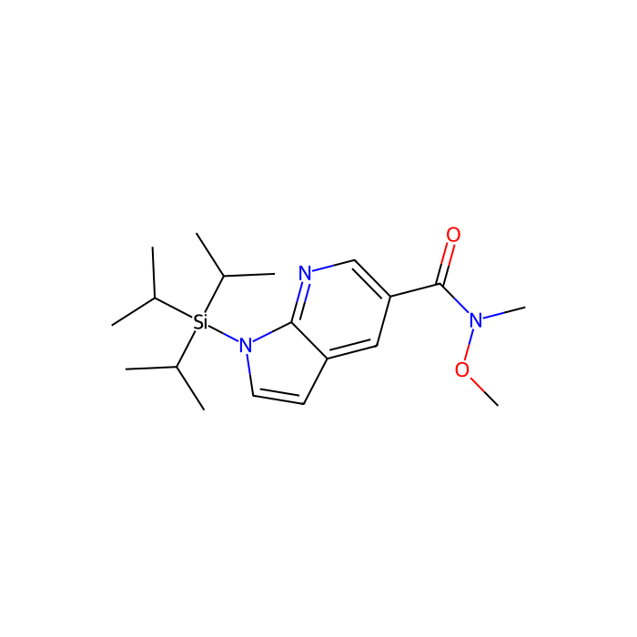 1-Triisopropylsilanyl-1H-pyrrolo[2,3-b]pyridine-5-carboxylic acid methoxy-methyl-amide -  CAS No(944937-28-4) by Aladdin Scientific