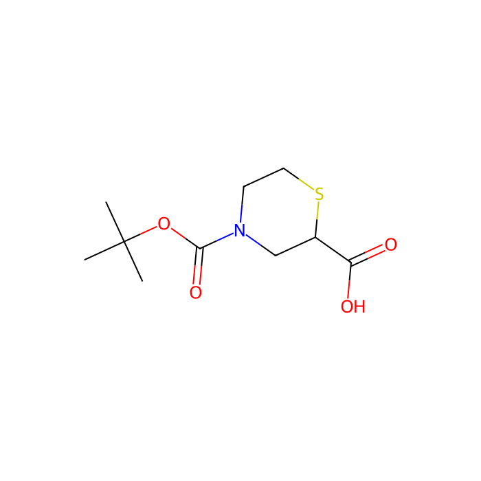 N-Boc-2-thiomorpholinecarboxylic acid - ≥97% CAS No(134676-67-8) by Aladdin Scientific