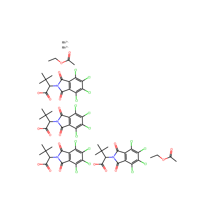 Tetrakis[N-tetrachlorophthaloyl-(R)-tert-leucinato]dirhodium Bis(ethyl Acetate) Adduct - ≥98%(HPLC) CAS No(2001054-66-4) by Aladdin Scientific