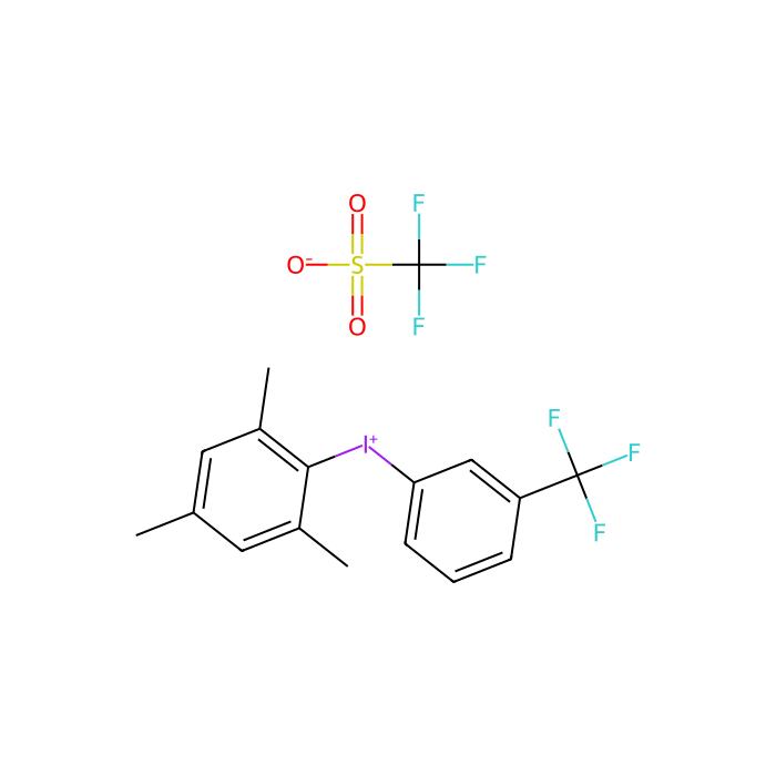 [3-(Trifluoromethyl)phenyl](2,4,6-trimethylphenyl)iodonium Trifluoromethanesulfonate - ≥98% CAS No(1204518-08-0) by Aladdin Scientific