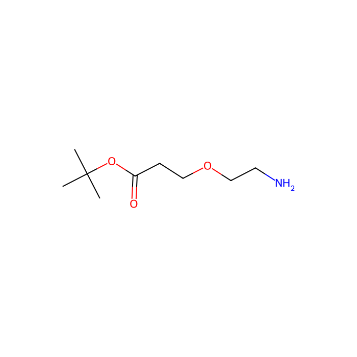 tert-Butyl 3-(2-Aminoethoxy)propanoate - ≥95% CAS No(1260092-46-3) by Aladdin Scientific