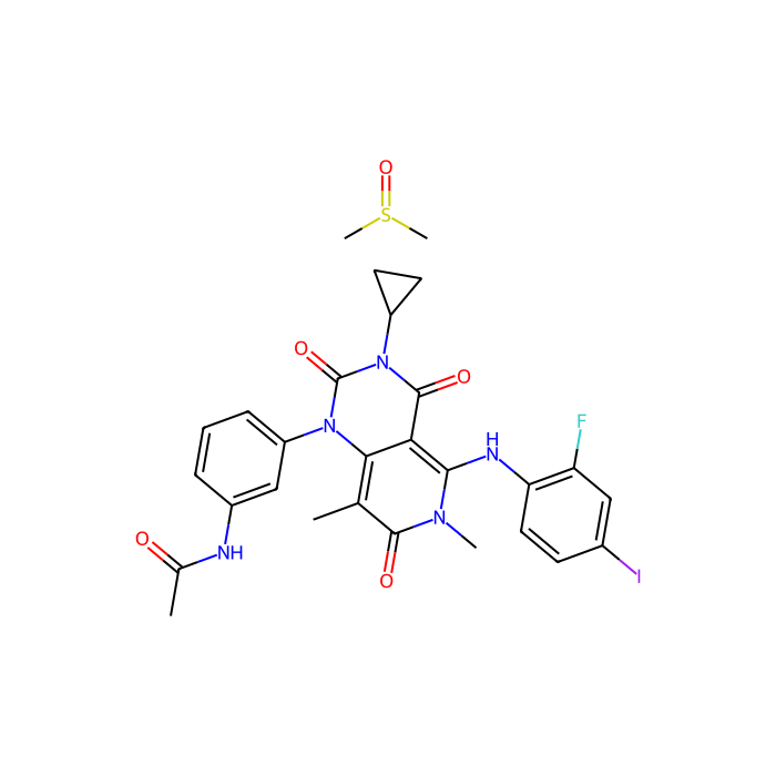 Trametinib DMSO solvate - 10mM in DMSO CAS No(1187431-43-1) by Aladdin Scientific