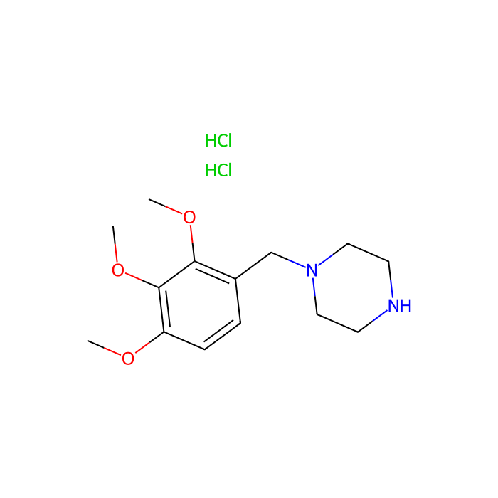 1-(2,3,4-Trimethoxybenzyl)piperazine dihydrochloride - 10mM in DMSO CAS No(13171-25-0) by Aladdin Scientific
