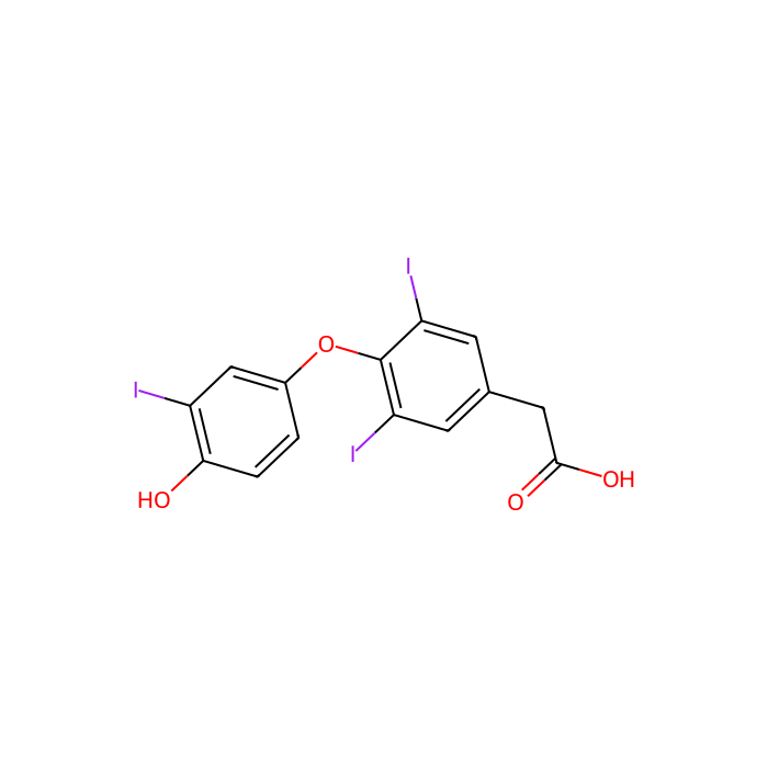 3,3′,5-Triiodothyroacetic acid - Moligand™, 10mM in DMSO CAS No(51-24-1) by Aladdin Scientific