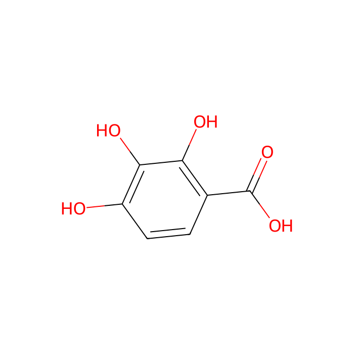 2,3,4-Trihydroxybenzoic acid Hydrate - 10mM in DMSO CAS No(610-02-6) by Aladdin Scientific