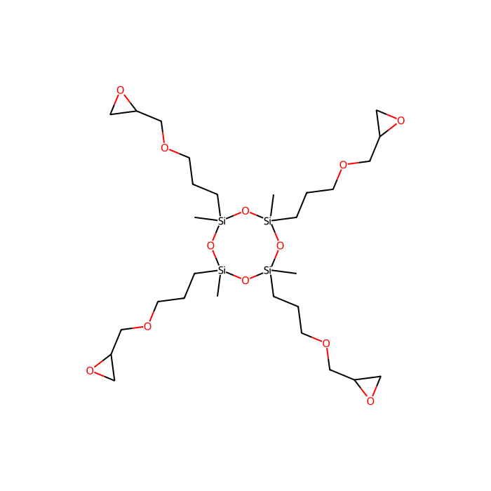 2,4,6,8-Tetramethyl-2,4,6,8-tetrakis(propyl glycidyl ether)cyclotetrasiloxane - ≥90% CAS No(60665-85-2) by Aladdin Scientific