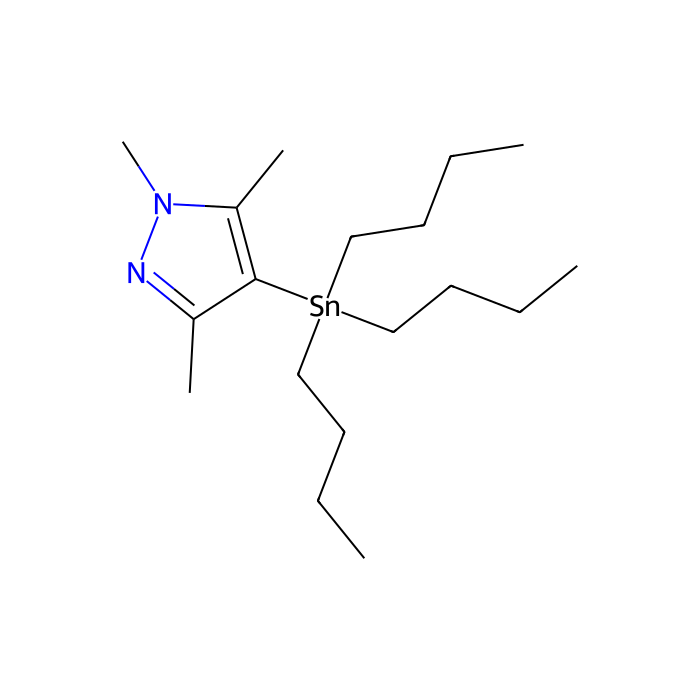 1,3,5-Trimethyl-4-(tributylstannyl)-1H-pyrazole - ≥97% CAS No(387353-98-2) by Aladdin Scientific