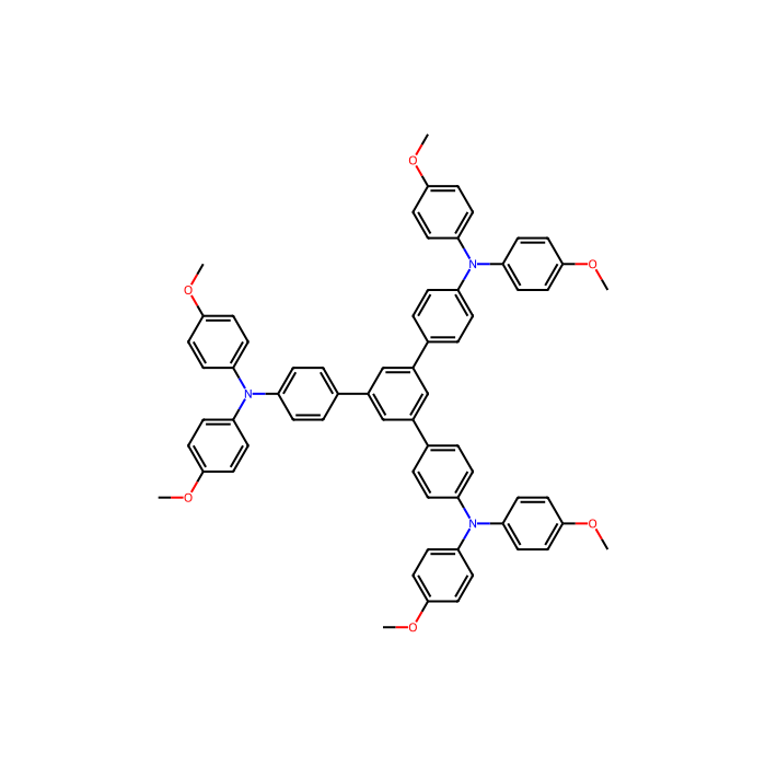 1,3,5-Tris[4-[bis(4-methoxyphenyl)amino]phenyl]benzene - ≥99% CAS No(142894-38-0) by Aladdin Scientific