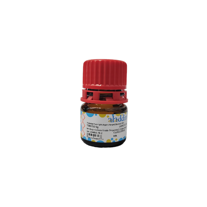 tert-Butyl 4-chloro-5-iodo-7H-pyrrolo[2,3-d]pyrimidine-7-carboxylate - ≥98% CAS No(1244855-76-2) by Aladdin Scientific