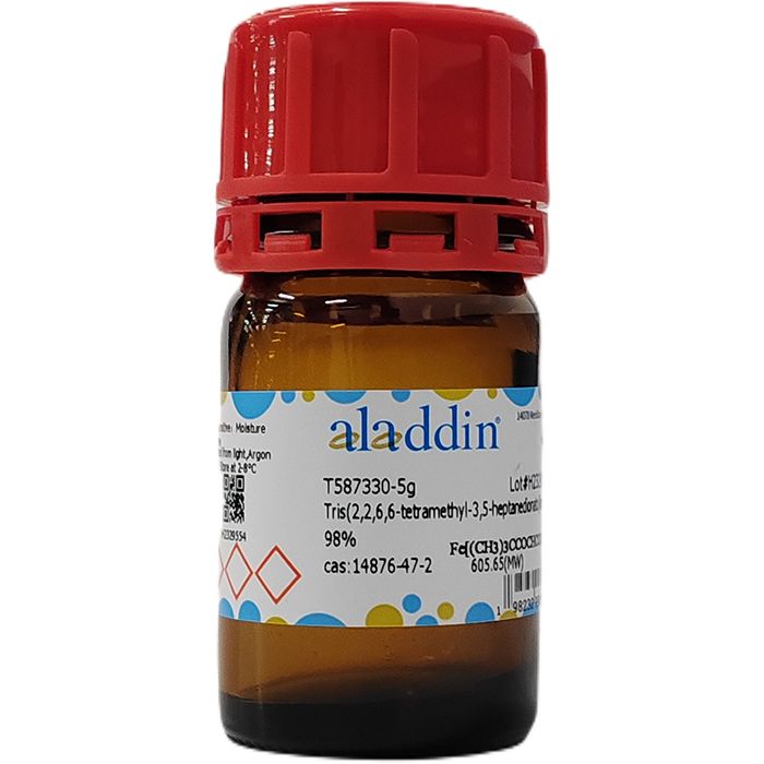 Tris(2,2,6,6-tetramethyl-3,5-heptanedionato)iron(III) - ≥98% CAS No(14876-47-2) by Aladdin Scientific
