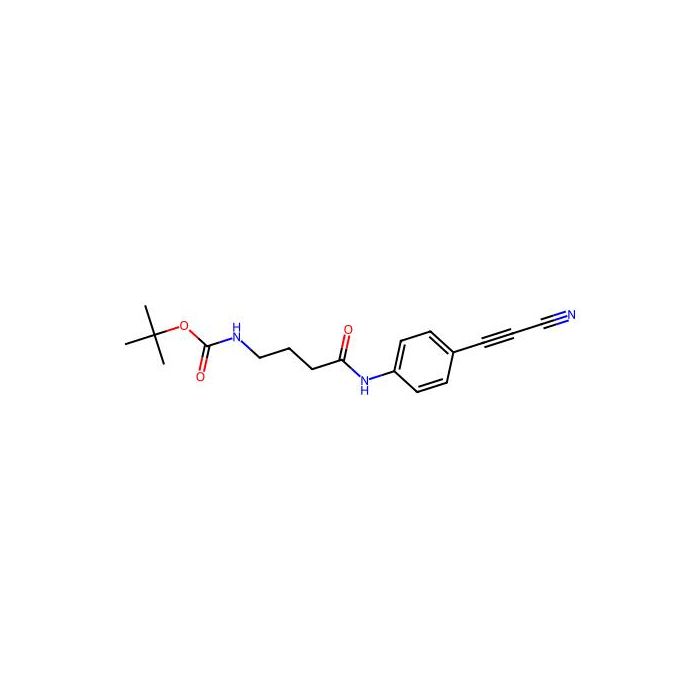tert-butyl 3-(4-(2-cyanoethynyl)phenylcarbamoyl)propylcarbamate - ≥98% CAS No(1539292-60-8) by Aladdin Scientific