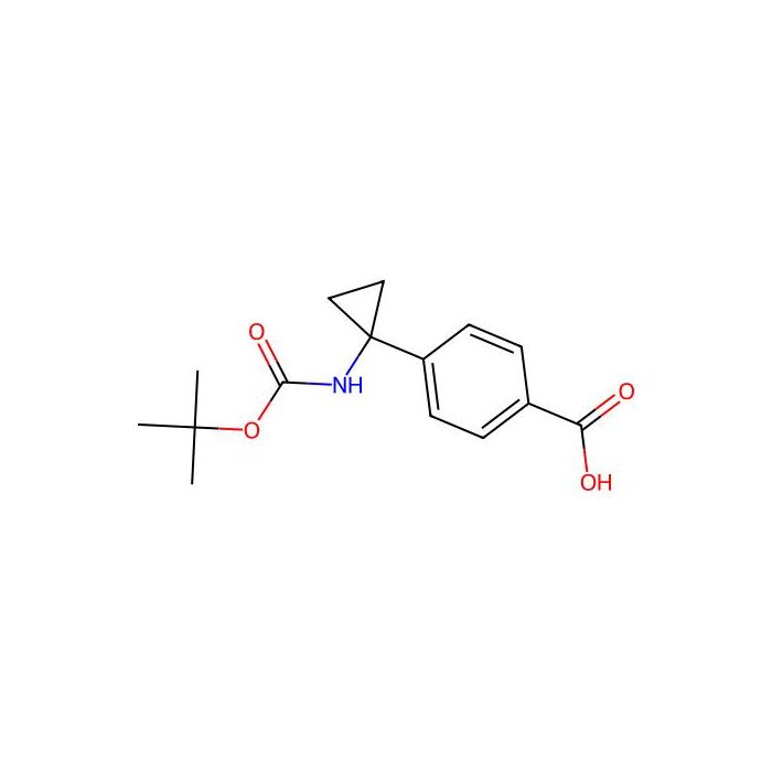 4-(1-((Tert-butoxycarbonyl)amino)cyclopropyl)benzoic acid - ≥95% CAS No(1256336-73-8) by Aladdin Scientific