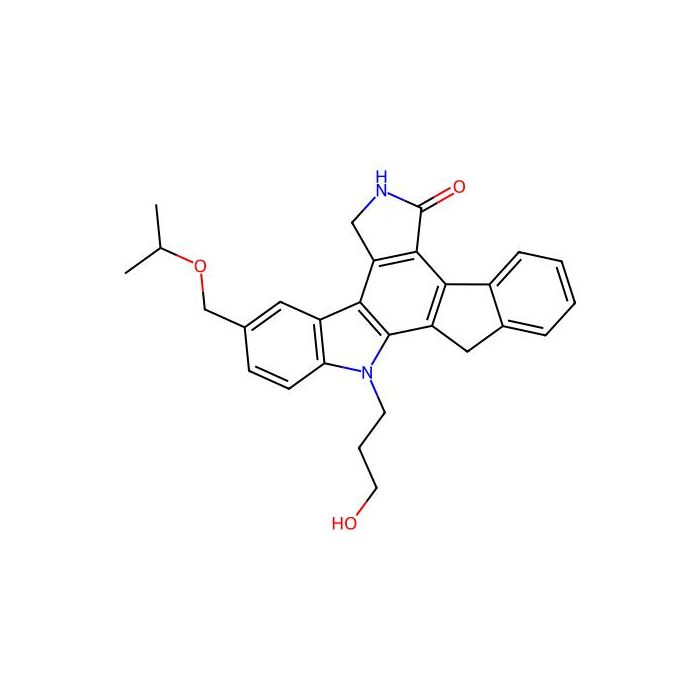 3-(5,6,7,13-Tetrahydro-9-((1-methylethoxy)methyl)-5-oxo-12h-indeno(2,1-a)pyrrolo(3,4-c)carbazol-12-yl)propanol -  CAS No(402857-39-0) by Aladdin Scientific