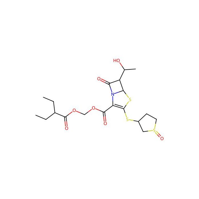 4-Thia-1-azabicyclo(3.2.0)hept-2-ene-2-carboxylic acid, 6-((1R)-1-hydroxyethyl)-7-oxo-3-(((1R,3S)-tetrahydro-1-oxido-3-thienyl)thio)-, (2-ethyl-1-oxobutoxy)methyl ester, (5R,6S)- -  CAS No(49785800) by Aladdin Scientific