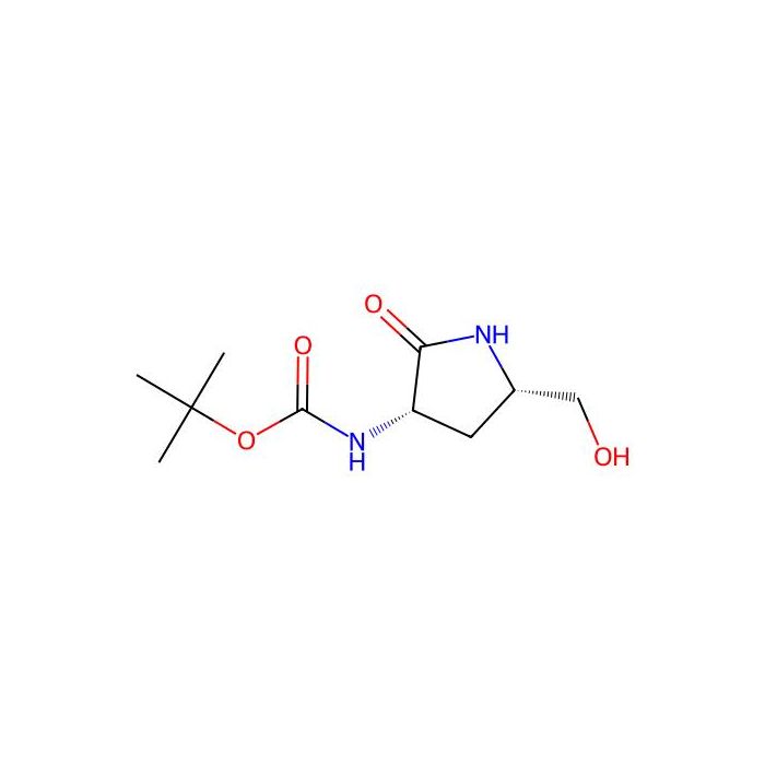 tert-butyl N-[cis-5-(hydroxymethyl)-2-oxo-pyrrolidin-3-yl]carbamate - ≥97% CAS No(123457-29-4) by Aladdin Scientific