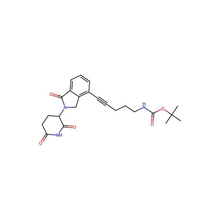 tert-butyl N-[5-[2-(2,6-dioxo-3-piperidyl)-1-oxo-isoindolin-4-yl]pent-4-ynyl]carbamate - ≥97% CAS No(2136248-15-0) by Aladdin Scientific