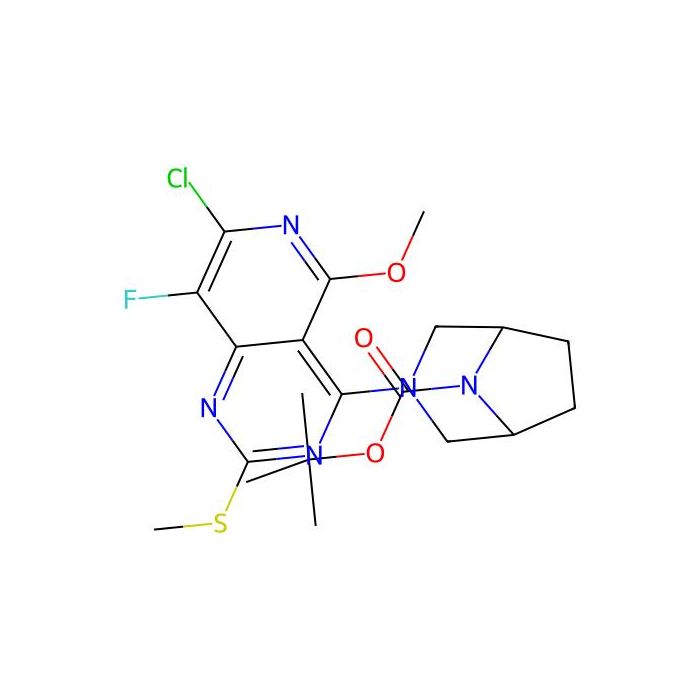 tert-butyl 3-(7-chloro-8-fluoro-5-methoxy-2-methylsulfanyl-pyrido[4,3-d]pyrimidin-4-yl)-3,8-diazabicyclo[3.2.1]octane-8-carboxylate - ≥97% CAS No(2763158-78-5) by Aladdin Scientific