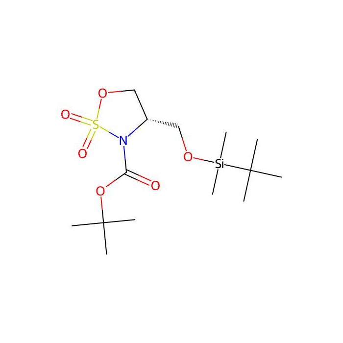 tert-butyl (4S)-4-[[tert-butyl(dimethyl)silyl]oxymethyl]-2,2-dioxo-oxathiazolidine-3-carboxylate - ≥97% CAS No(1338090-89-3) by Aladdin Scientific