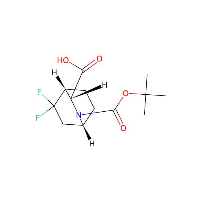 (1R,3R,4R)-2-tert-butoxycarbonyl-5,5-difluoro-2-azabicyclo[2.2.2]octane-3-carboxylic acid - ≥97% CAS No(2382282-90-6) by Aladdin Scientific
