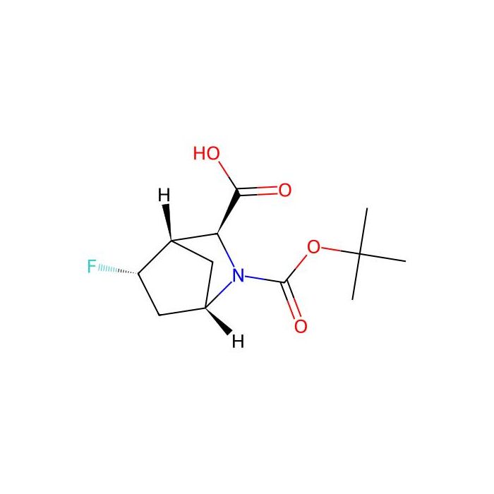 (1S,3S,4S,5S)-2-tert-butoxycarbonyl-5-fluoro-2-azabicyclo[2.2.1]heptane-3-carboxylic acid - ≥97% CAS No(1173294-31-9) by Aladdin Scientific
