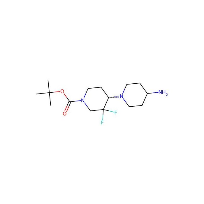 tert-butyl (4S)-4-(4-amino-1-piperidyl)-3,3-difluoro-piperidine-1-carboxylate - ≥97% CAS No(2891580-81-5) by Aladdin Scientific