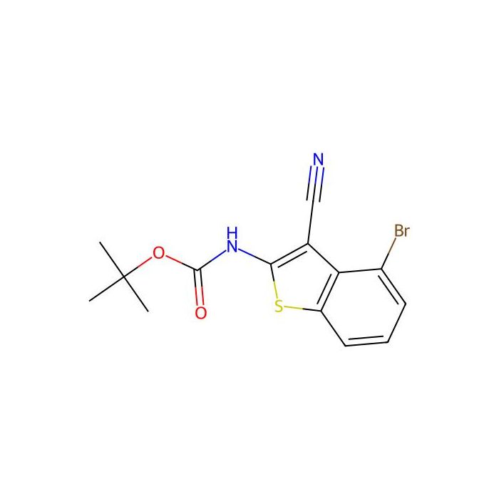 tert-butyl N-(4-bromo-3-cyano-benzothiophen-2-yl)carbamate - ≥97% CAS No(2649788-75-8) by Aladdin Scientific